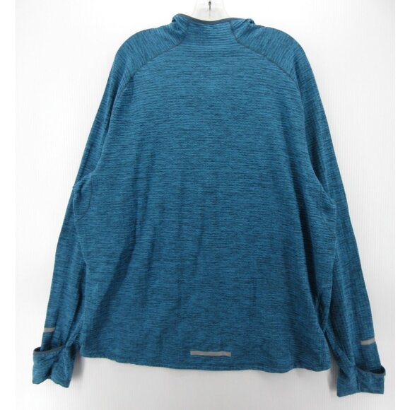 Nike Sweatshirt XXL Dri-Fit 1/4 Zip Reflective Running Training Active - Picture 9 of 14